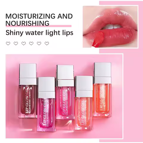 Moisturizing Lip Balm Jelly Original Transparent Crystal Lip Oil Gloss Care Plumping Exfoliating Pin