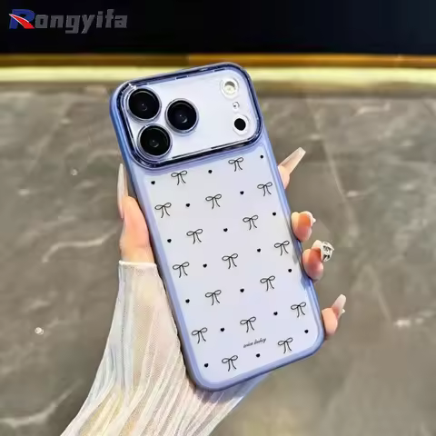 ins Style Bow Tie Clear Phone Case For Vivo Y11D Z5 Z5i Z3X Z1 Lite Z1X Z1i Y11S Y05 Y04 Y03 Y02A Y0