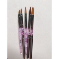 美甲笔水晶笔雕花笔 16 12 10 3D brush extension brush acrylic brush nails