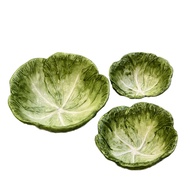 Simulated Cabbage Ceramic Plate Hotel Plate Decorative Fruit Plate Vegetable Plate Jewelry Plate Res