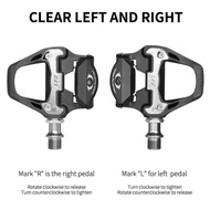LFZ Cycg R700 Self-Lock Road Bike Pedal Bearing 14Mm Ultralight Glass Fiber Bicycle Pedals Clipless