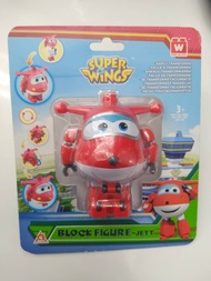 Super Wings Blocks Figure - Jett ตัวต่อ ซุปเปอร์วิงส์  รุ่น EU380004