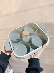 Neoflam韓國陶瓷鍋四格早餐鍋料理神器