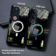 Softcase For Vivo V50 V50 Lite - Case Glass For Vivo V50 Lite V50 5G - Casing For Vivo V50 - Silicon