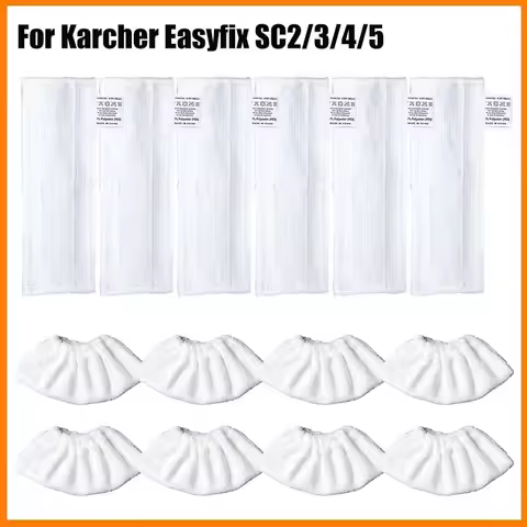 Replacement Mop Heads Cloth For Karcher Easyfix SC2 SC3 SC4 SC5 Rags Microfibre Mop Cover Steam Clea