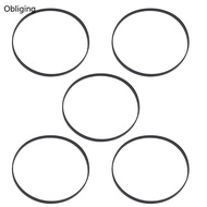 BLING 5mm Wide Replacement Belt Set Turntable Belts Durable Rubber for CDROM Drives