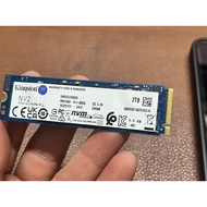 Sell SSD Kingston NV2 2TB M.2 PCIe Gen4 x4 NVMe SNV2S2000G 98% health, genuine used product