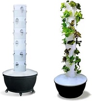 Hydroponic Growing Kits 6 Floor 36 Pods Garden Hydroponic Growing System ｜Hydroponics Tower Aeroponics Grow Kit Aquaponics Planting System, For Herbs, Fruits And Vegetables