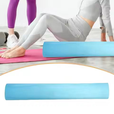 High Density Foam Roller for Yoga Pilates 90cm Stretching Slim Exercise Equipment for Balance and Mu