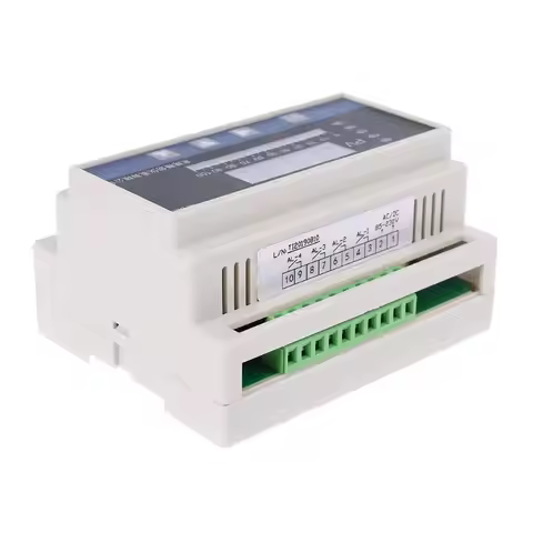 4-20mA DC Water Liquid Level Pressure Controller with 4-ways Relay DC24V Output