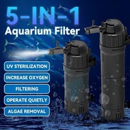 【In Stock】HaiYi 711 712 713 714A-UV 5 In 1 UV Sterilization Filter Oxygen Water Pump with Timer for 