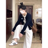 Jacket Navy Blue Early Autumn Wear Women's Fall Outfits