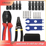 [Lifestyle] Solar Connector Terminal Crimping Pliers LY-2546B Photovoltaic Crimping Pliers Tool Set Pressing Clamping Toolkit