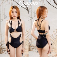 Sexy 2-piece cut out slay one-piece BIKINI [SUMMERSHOP BIKINI]