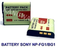 (แพ็คคู่ 2 ชิ้น) NP-BG1 / NPBG1 / BG1 แบตเตอรี่สำหรับกล้องโซนี่ Camera Battery For Sony Cybershot DSC-H20,H55,N1,N2,T25,W110,W115,W125,W200,W210,W220,W230,W270,W290,W300,W35,W40,W85,H3,H70,H90,HX10,HX20 BY JAVA STORE