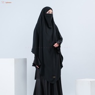 XAVIEER - QIMARA FRENCH KHIMAR Khimar Basic Khimar Umrah Khimar Haji Khimar Syari