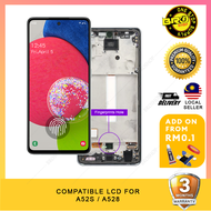 BROSHOP Compatible Amoled Lcd For SAM A52S 5G A528 / A52 4G A525 / A52 5G A526 Touch Screen Digitize