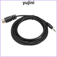 YUJINI 7 Pin Din Male to DC 3.5mm Male Cable, 3 meters/9.8ft Plug and Play MIDI DIN 7pin Stereo Conv