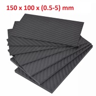 Carbon Fiber Plate Serat Karbon Kepingan Fiber Carbon 150x100mm Carbon Composite Material Kerajinan