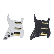 K33 Ply Electric Guitar Humbucker Left Handed Pickguard Pickup with Singlecut Wiring Loaded Prewired