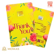 MOMAS 0.10g 999.9 Gold Bar (Emas 999.9)