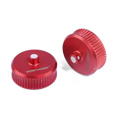 Worker Red Metal Flywheel 34.7mm for Nerf N-Strike Elite Stryfe Blaster/Nerf N-Strike Elite Rapidstr