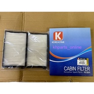 AIRCOND FILTER  BRAND : KOREASTAR  P/N : 97617-4H000