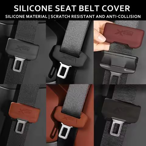 Car Seat Belt Buckle Plug Silicone Protective Cover For KIA Sportage EV3 K9 RIO K3 K5 Forte Ceed Cer