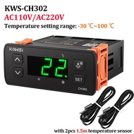 KWS-CH302 เครื่องควบคุมอุณหภูมิ จอแสดงผล LCD เทอร์โมสตัทดิจิตอล ระบบควบคุมความร้อน สัญญาณเตือนการละล