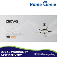 KDK 60" Ceiling Fan With Remote Control Z60WS