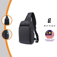 Bange Brax USB Multi Compartment Big Capacity Water Resistant Card Pocket Outdoor Travel Bottle Tablet Sling Bag (9.7")