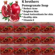 K Brothers Rice pomegranate Soap from Thailand 8pcs