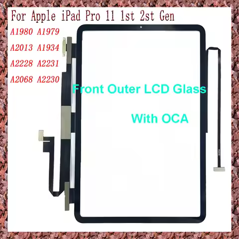 For Apple iPad Pro 11 1st 2st A1980 A1979 A2231 A2230 A2013 A1934 A2228 FOR PRO11 Touch Screen Digit