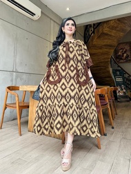 Daster Dress Wanita Kekinian Home Dress Homedress Jumbo LD120 Fuji Laluna Lady Leopard Leo Leona Lon