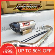 AHM Exhaust For Ex5 Srl110 Srl115fi Dream Wave110 Wave 125 Dash110 Dash125 Kriss110 Kriss125 Lagenda
