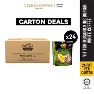 Yit Foh Musang King Durian White Coffee (1 CARTON) [40g x 12s x 24 Pack] Raja Durian 4-in-1 Instant 