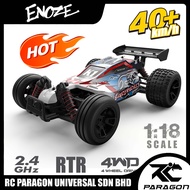 ENOZE 9306E RC Car 4WD 1/18 Scale Radio Controlled Car 40+km/h High Speed Off Road Vehicle Toys Remo