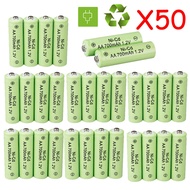 แบตเตอรี่ชาร์จ AA จำนวนมาก NiCd 700mAh 1.2v แบตเตอรี่ Ni-Cd AA สำหรับไฟสวน