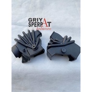 NITO RUBBER BRAKE AND CLUTCH HANDLE COVER RUBBER NINJA PNP RX KING 1 SET RIGHT Kiri