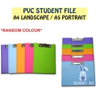 [BUNNY] Emi-FIle PVC Student File Clipboard A4 / A5 Size (2100)
