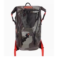 OSAH DRYPAK WATERPROOF BACKPACK 25 LITRE (MPB-B25) DRY ROLL TOP BAG - ARMY / BLACK/RED / RED