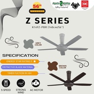 【Ready Stock】KDK K14YZ/K14XZ CEILING FAN Remote 56”(PBR/GY) Z SERIES 【KDK 5 BILAH】KDK CEILING FAN REMOTE 5 BLADES/风扇 56寸