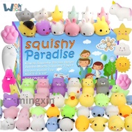 【20 PCS】Cute Vent animal children's toys mini Mochi Animals Toys Mochi Cat squishy mochi Toys mochi set