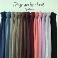 Fringe Arabic Shawl.