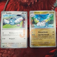 Pokemon Game Swablu Altaria ex Collection Card - Scarlet &amp; Violet