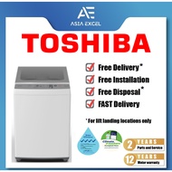 TOSHIBA AW-M901BS(WS) WHITE 8KG 4 TICK TOP LOAD WASHING MACHINE