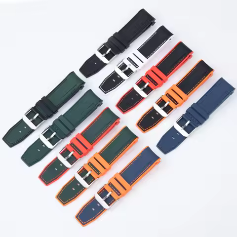 New Rubber Silione Watchband 23mm For Tudor Strap Black Bay Bronze Pelagos Series Accessories Wristb