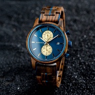 Đồng Hồ Nam Sang Trọng Đồng Hồ Đeo Tay Bằng Gỗ Đồng Hồ Bấm Giờ Ngày Chronograph Đồng Hồ Đeo Tay Đồng