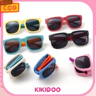 Kikidoo Two-Tone Foldable Children's Sunglasses Anti-Uv Stylish Square Model Ages 2-10 Years