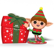 Eugy Christmas Elf Collectible 3D Puzzle for Kids & Adults. Eco-Friendly DIY Gift. Christmas Gift Ex